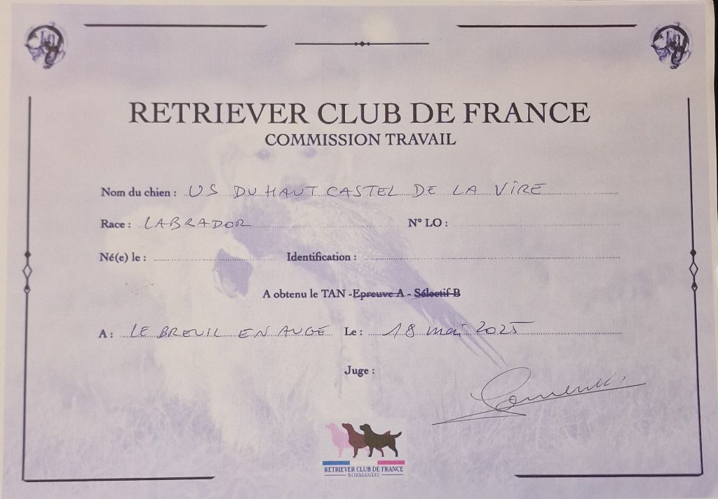 OBTENTION DU TAN